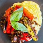 Sarahs potato aioli roasted veggies and puy lentils 1